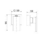 Acabamento Para Registro Docol New Edge 925770 Docolbase Graf