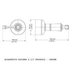 Acabamento Para Registro Docol Provence (deca E Similares) 1.