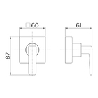 Acabamento Para Registro Docol Stillo 823944 Docolbase 1/2",