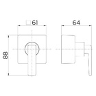 Acabamento Para Registro Docol Stillo 824143 Para Base Deca 1