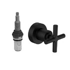 Acabamento para Registro Pequeno Duna Classic Black Matte 4916.BL64.PQ.MT Deca