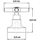 Acabamento Para Registro Externo Deca Volante C31 1/2, 3/4 E