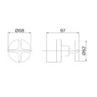 Acabamento Para Registro Fabrimar De 1 1/2" E 1 1/4" Invicta