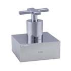 Acabamento para Registro para Base Padrão Deca Grande Cromado Clean Deca