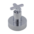 Acabamento para Registro para Base Padrão Deca Grande Cromado Disco Deca