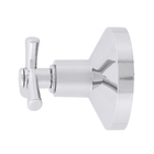 Acabamento para Registro Padrão Deca Grande Cromado Joz Sensea