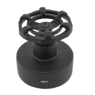 Acabamento para Registro Padrão Deca Grande Preto Fosco Simon Sensea