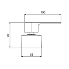 Acabamento Para Registro Lorenzetti Lorenlike 4906 C78 Cromado