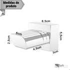 Acabamento Para Registro Metal Para Banheiro Gota Preto Deca