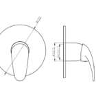Acabamento Para Registro Monocomando Chuveiro Padrão Deca