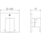 Acabamento Para Registro Monocomando Docol New Edge 926043 Ou