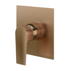 Acabamento para Registro Monocomando para Ducha Quadrado Rose Gold 3/4" Fani