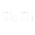 Acabamento para registro padrão base Docol Quadrado Cinza Gra