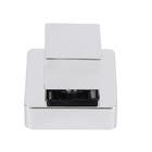 Acabamento para Registro Padrão Deca 1/2" e 3/4" Quadrado Cromado Econobanho Jiwi