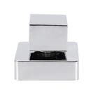 Acabamento para Registro Padrão Deca 1/2" e 3/4" Quadrado Cromado Econobanho Jiwi