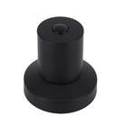 Acabamento para Registro Padrão Deca 1/2" e 3/4" Redondo Preto Fosco Econobanho Jiwi