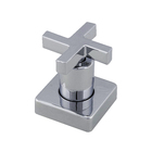 Acabamento para Registro para Base Padrão Deca Pequeno Cromado Lotus Celite