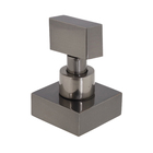 Acabamento para Registro Pequeno Essence Grafite Escovada Fani