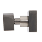 Acabamento para Registro Pequeno Essence Grafite Escovada Fani