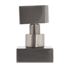 Acabamento para Registro Pequeno Essence Grafite Escovada Fani