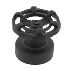 Acabamento para Registro Padrão Deca Pequeno Preto Fosco Simon Sensea