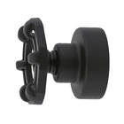 Acabamento para Registro Padrão Deca Pequeno Preto Fosco Simon Sensea