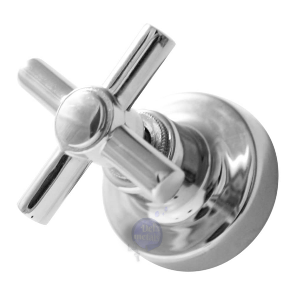 Acabamento para Registro Pressão Gaveta C31 Cromado 16 Estria