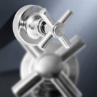 Acabamento para Registro Pressão Gaveta C31 Cromado 16 Estria