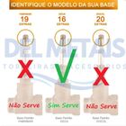 Acabamento para Registro Pressão Gaveta C31 Cromado 16 Estria