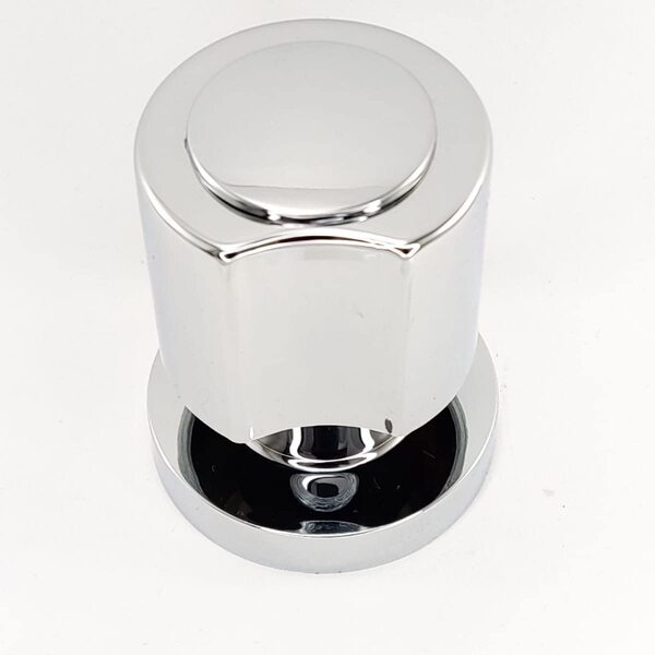 Acabamento para Registro Pressão Gaveta C39 Cromado 16 Estria