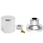 Acabamento para Registro Pressão Gaveta C40 Cromado 16 Estria