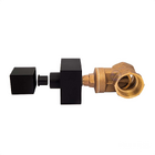 Acabamento Para Registro Preto Quadrado 3/4 Metal Casagrande