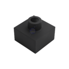 Acabamento Para Registro Preto Quadrado 3/4 Metal Del Metais