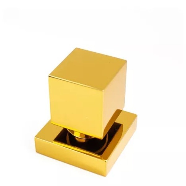 Acabamento Para Registro Quadrado 1//2 Ou 3/4 Inox Dourado