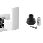 Acabamento Para Registro Quadrado Alavanca Cromado Chuveiro B