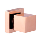 Acabamento Para Registro Quadrado Rose Gold Brilhante Banheir