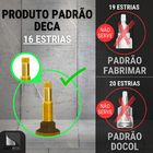 Acabamento Para Registro Rose Gold Rosa Padrão Deca Gota