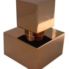 Acabamento Para Registro Samer Metais Quadrado 1.1/2 Rose Gol