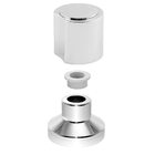 Acabamento Para Registro Volante Metal C/canopla 1/2 A 1" C40