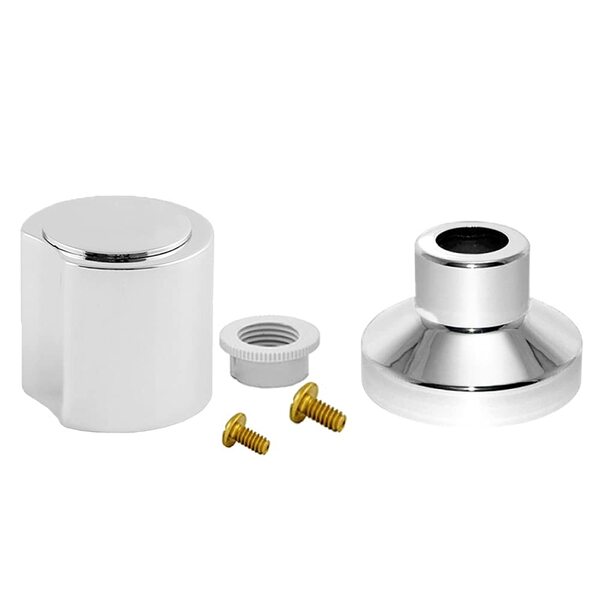 Acabamento Para Registro Volante Metal C/canopla 1/2 A 1" C40