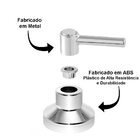 Acabamento Para Registro Volante Metal C/canopla 1/2 A 1" C64