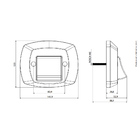 Acabamento Para Válvula De Descarga Blukit Branco