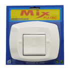 Acabamento para Válvula de Descarga Branco com Parafusos Mix Plastic