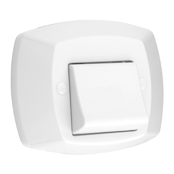 Acabamento para Válvula de Descarga Branco com Parafusos Mix Plastic