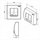 Acabamento Para Válvula De Descarga Branco Flux Tigre