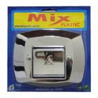 Acabamento para Válvula de Descarga Cromado com Parafusos Mix Plastic