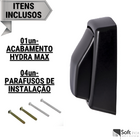 Acabamento Para Válvula De Descarga Deca Hydra Docol Preto