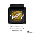 Acabamento Para Válvula De Descarga Deca Hydra Docol Preto