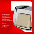 Acabamento Para Válvula De Descarga Docol Clássica Chrome/bege