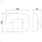 Acabamento Para Válvula De Descarga Docol Clássica Chrome/bege